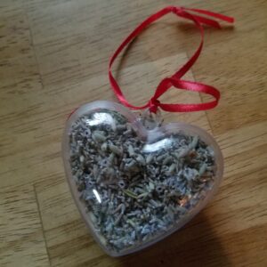 Heart-shaped Sachet-Filled with Lavender
