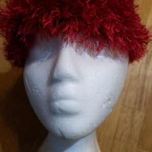 Knitted Red Headband