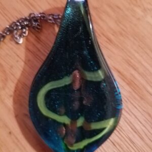 Beautiful fused-glass necklace