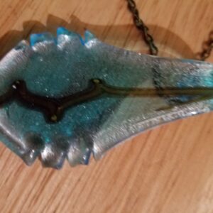 One of a Kind Fused Glass Necklace