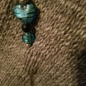 Glass Bead Shawl Clasp