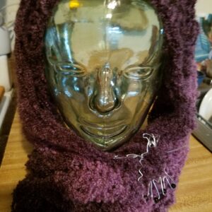 Delicate Lavender/Rose Smoke Ring (Nachaq)(shawl clasp sold separately)