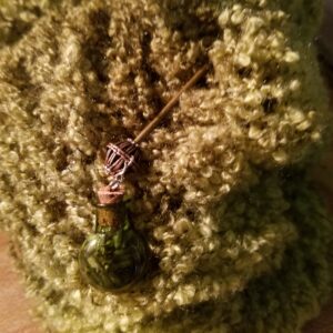 Lavender-tinctured Shawl Clasp