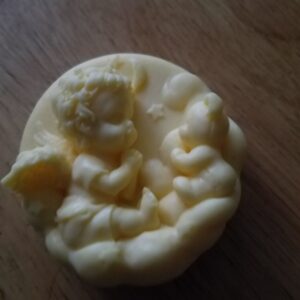 Adorable Child with Bear Soap