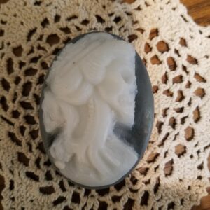 Ghoulish cameo soap for Halloween
