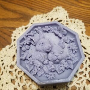Easter is just around the corner...pair of cute bunnies in soap