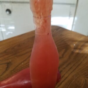 wine bottle made with soap--it looks real!!