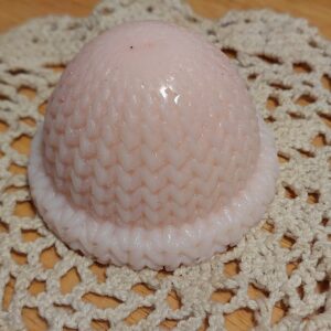 Winter isn't over yet..a cute soap knitted hat..