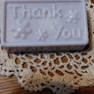 thank you soap-what better way to thank someone than with good smelling soap!!