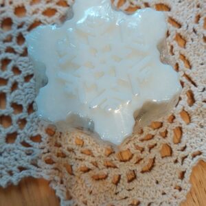 Snowflake soap-January soap of the month